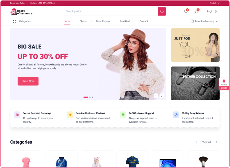 build an online store with Ready eCommerce. The Key to Your Online Success