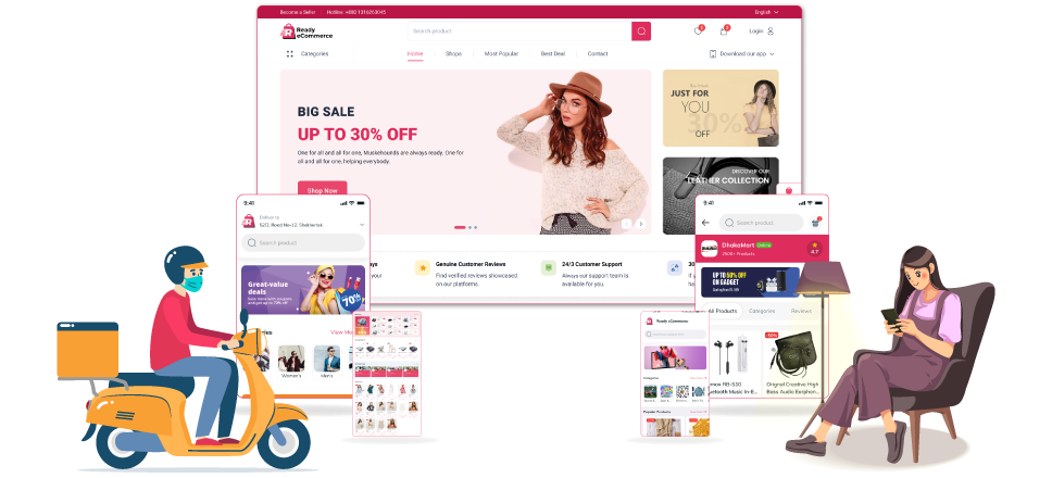 Ready Commerce – best ecommerce platofroms for Beginners, Designed for Growth