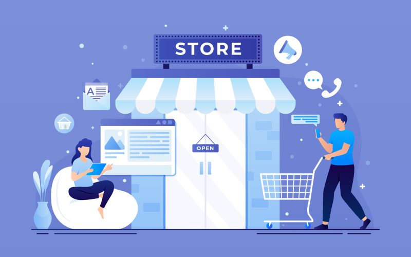 Small business owner managing a single vendor eCommerce store using Alicom CMS